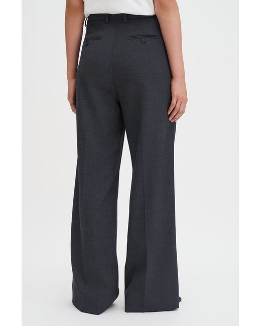 Filippa K Blue Darcey Wool Trousers