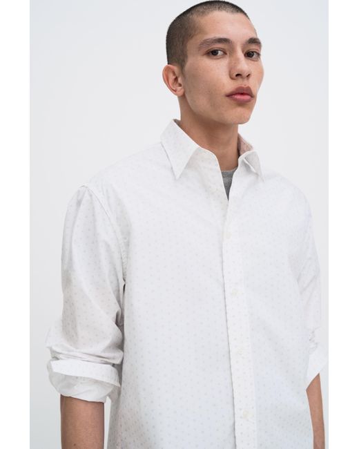 Filippa K White Relaxed Tailored Shirt for men