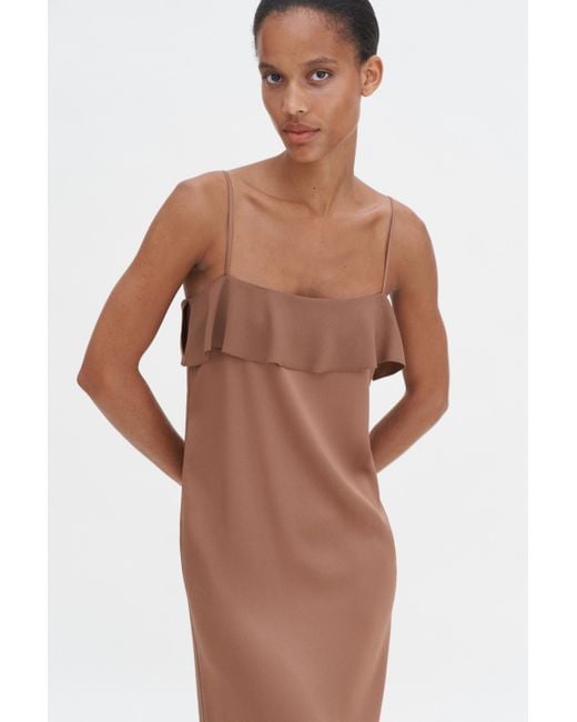 Filippa K Multicolor Fluid Draped Strap Dress