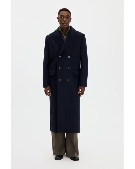 Filippa K Blue Damian Wool Coat for men