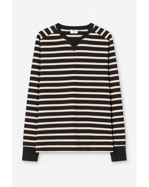 Filippa K Black Hammer Sleeve Sweater for men