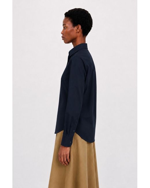 Filippa K Blue Classic Poplin Shirt