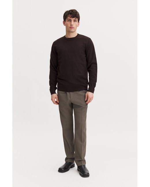Filippa K Black Merino Sweater for men