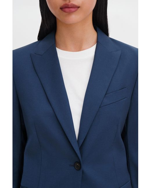 Filippa K Blue Sasha Cool Wool Blazer