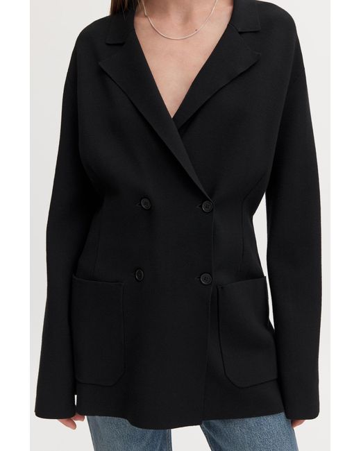Filippa K Blue Milano Knit Blazer