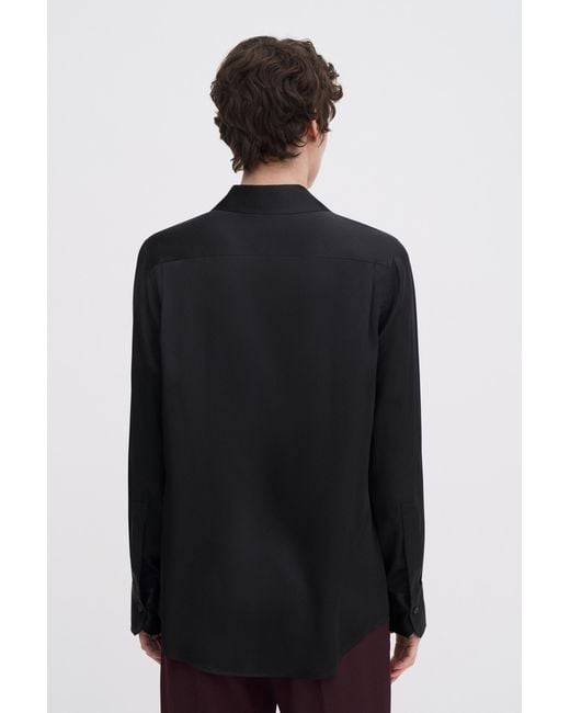 Filippa K Black Silk Shirt