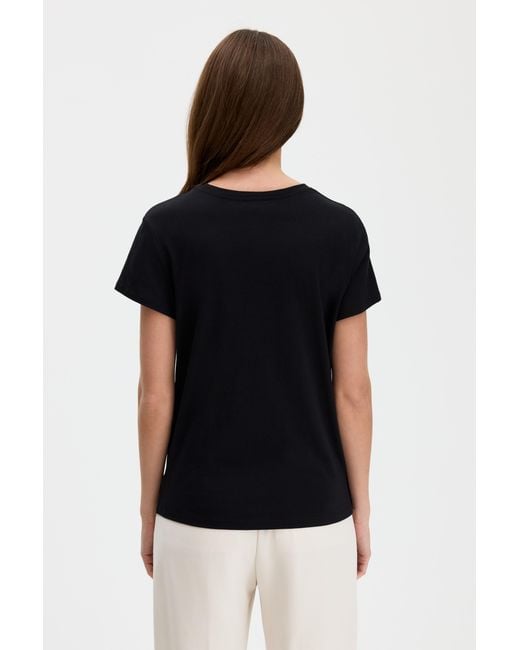 Filippa K Blue Soft Cotton Tee