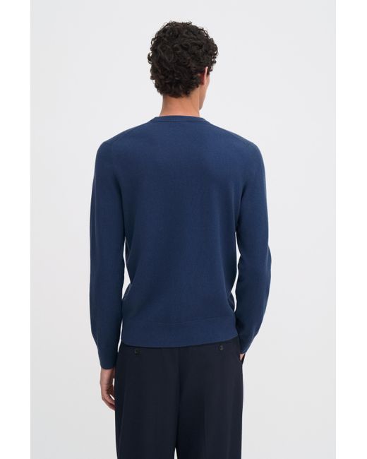 Filippa K Blue Cotton Merino Sweater for men