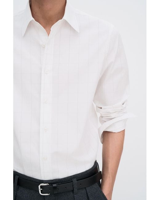 Filippa K White Classic Tailored Shirt for men