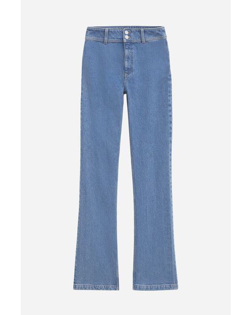 Filippa K Blue 90S Stacked Bootcut Jeans