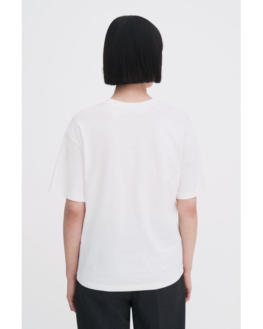 Filippa K White Loose Fit Tee