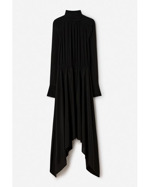 Filippa K Black Tie Neck Scarf Dress