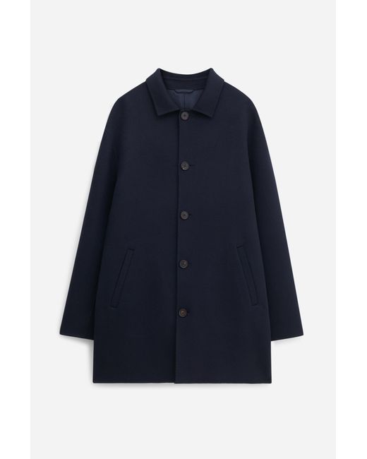 Filippa K Blue James Doublé Overcoat for men
