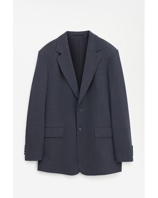Filippa K Blue Davina Oversized Blazer