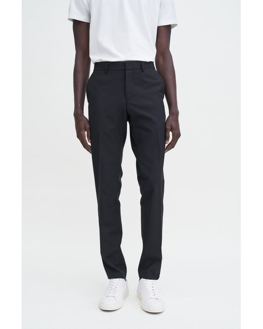 Filippa K Black Liam Wool Trousers for men