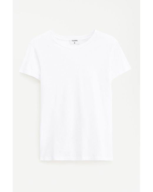 Filippa K Blue Soft Cotton Tee