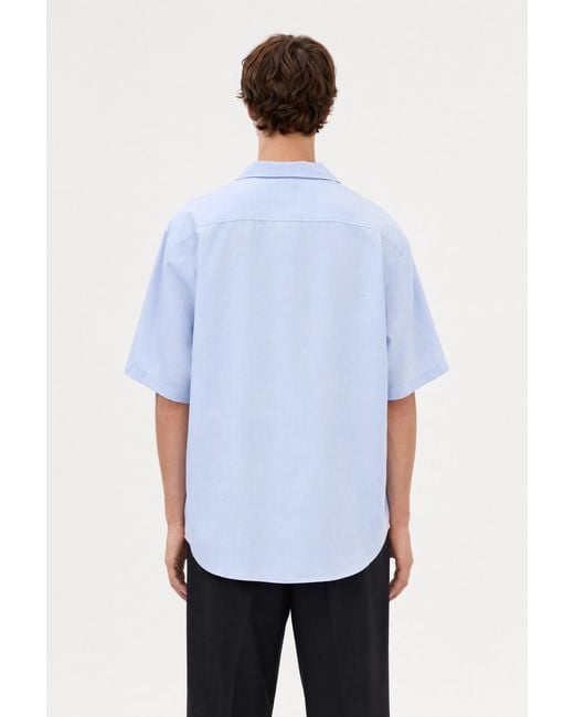 Filippa K Blue Short Sleeve Shirt for men
