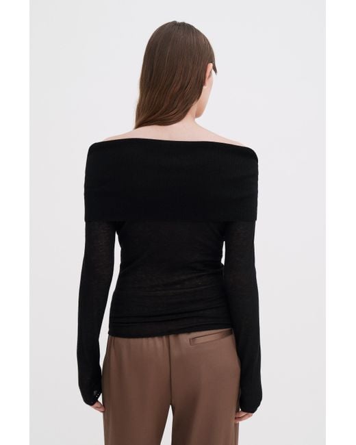Filippa K Blue Light Off Shoulder Top