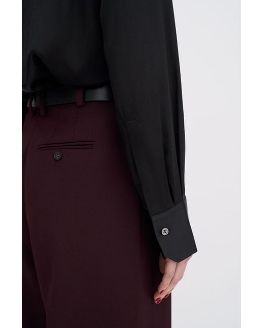 Filippa K Black Silk Shirt