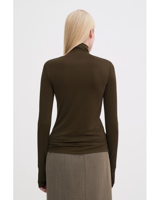 Filippa K Multicolor Fitted Jersey Turtleneck