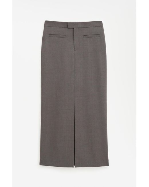 Filippa K Multicolor Long Tailored Skirt