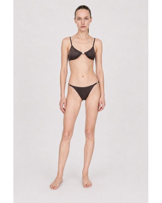 Filippa K Black Low Waist Bikini Briefs