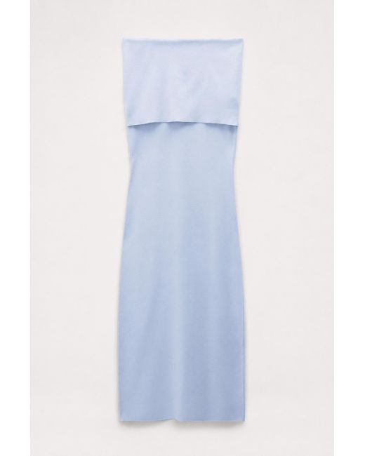 Filippa K Blue Off Shoulder Dress