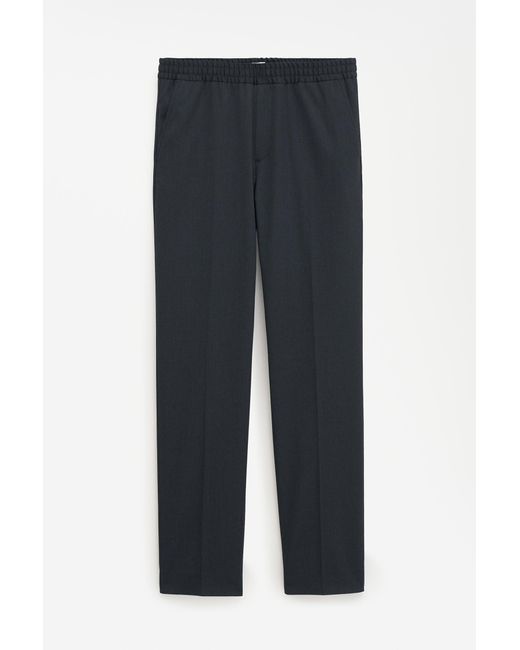 Filippa K Blue Relaxed Wool Trousers for men