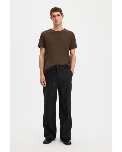 Filippa K Brown Roll Neck Tee for men