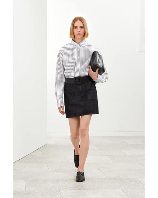 Filippa K Black Patch Pocket Mini Skirt