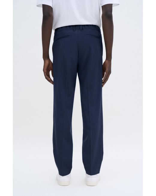 Filippa K Blue Troy Trousers for men