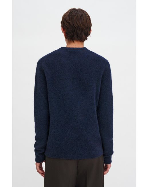 Filippa K Blue Wool Yak Sweater for men
