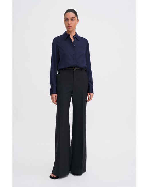 Filippa K Blue Silk Shirt