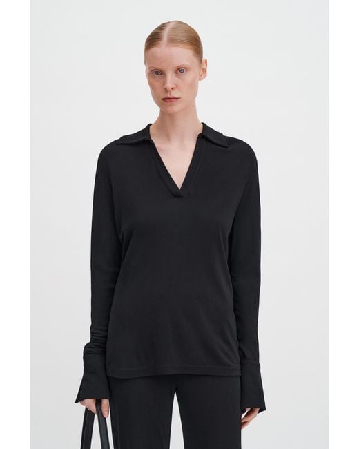 Filippa K Blue Crepe Jersey Shirt
