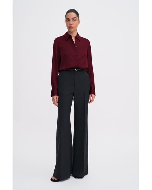 Filippa K Red Silk Shirt