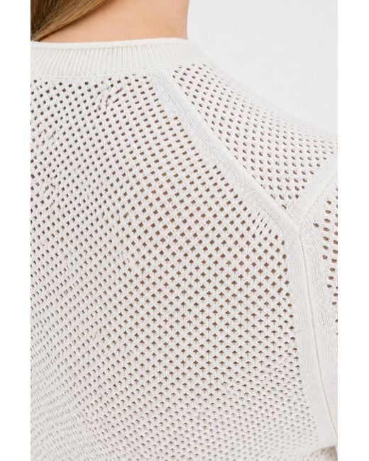 Filippa K White Mesh Pocket Top