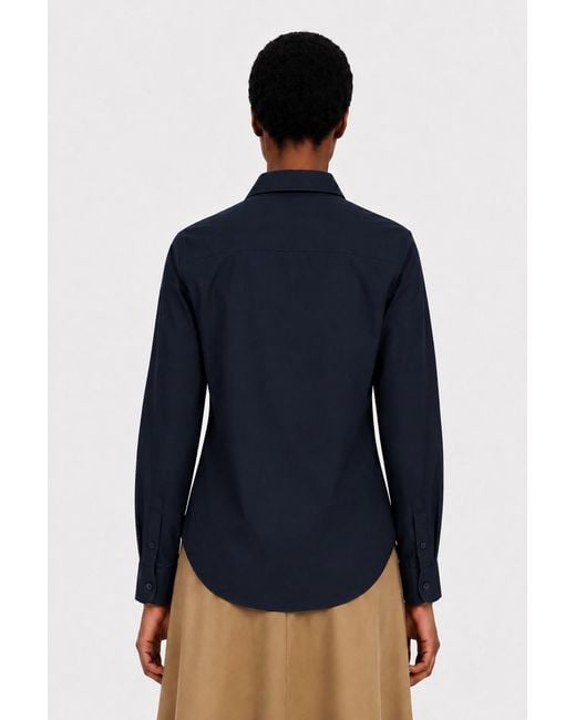 Filippa K Blue Classic Poplin Shirt