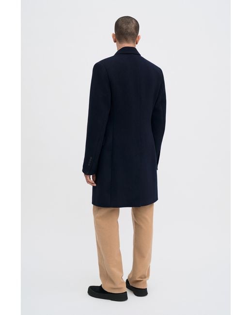 Filippa K Blue William Wool Coat for men