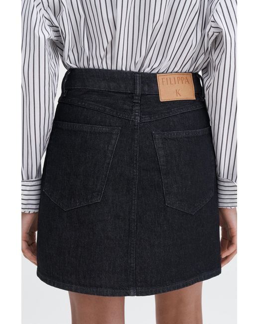 Filippa K Black Patch Pocket Mini Skirt
