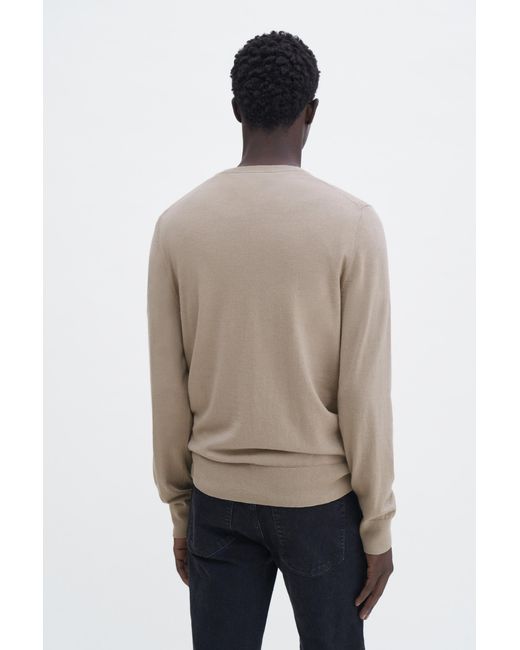 Filippa K Natural Merino Sweater for men