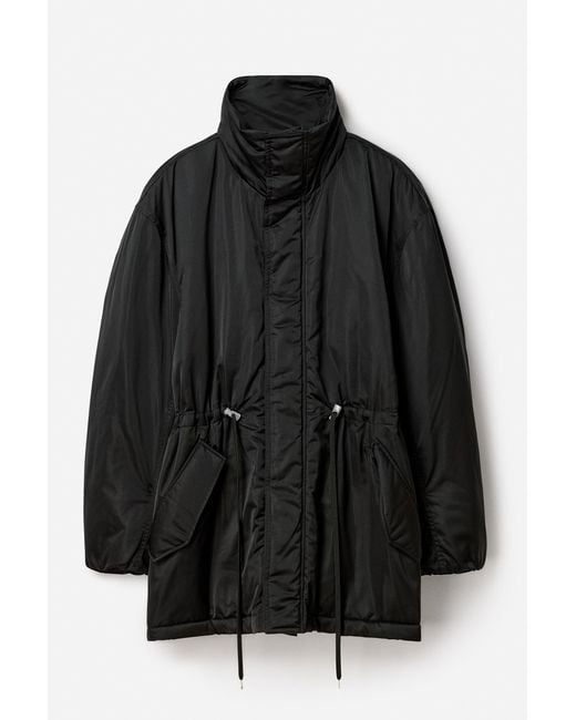 Filippa K Black Padded Zip Jacket