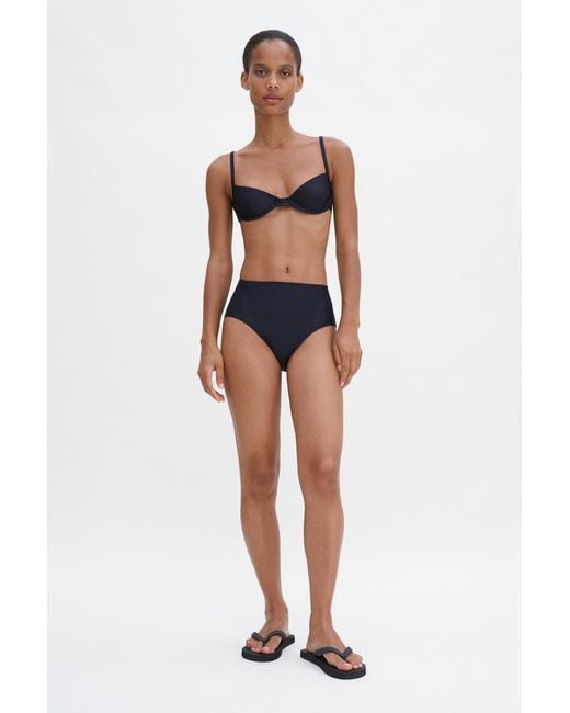Filippa K Black Underwire Bikini Top