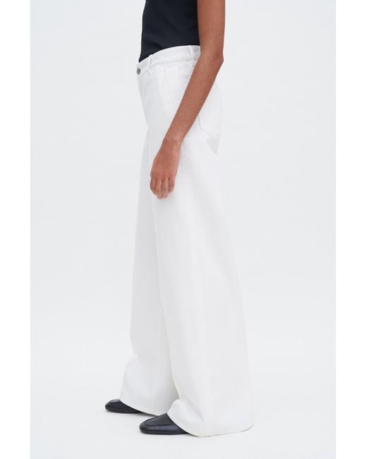 Filippa K White Wide Leg Jean