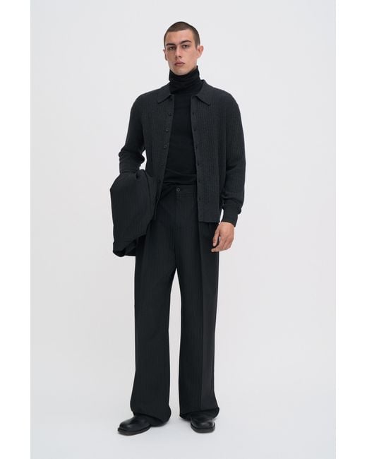 Filippa K Blue Organic Cotton Stretch Turtlen for men