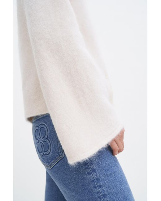 Filippa K White Fluffy Cardigan