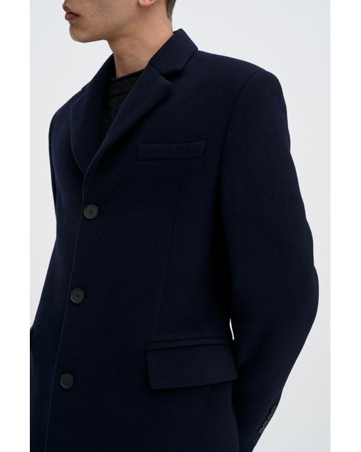 Filippa K Blue William Wool Coat for men