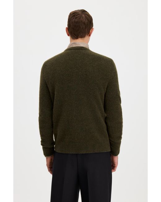 Filippa K Green Wool Yak Sweater for men