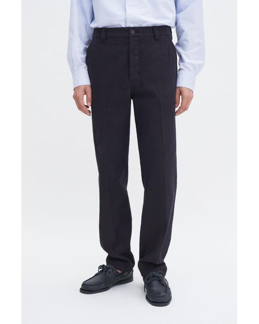 Filippa K Blue Cotton Chino Trouser for men