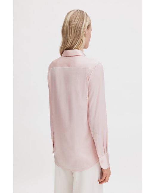 Filippa K Pink Silk Shirt