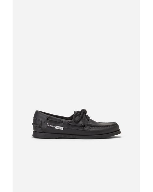 Filippa K Black Sebago Deckshoe